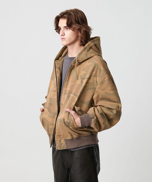 Man シングル 31点まとめ売り セット ピグメント プリント ジップ フード ジャケット -セットアップ対応