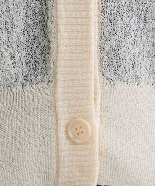 Kastane（カスタネ）の「【前後2WAY】B シアーブークレカーディガン（カーディガン/ボレロ・レディース・アイボリー/ブルー/ブラウン・FREE）」の15枚目の写真