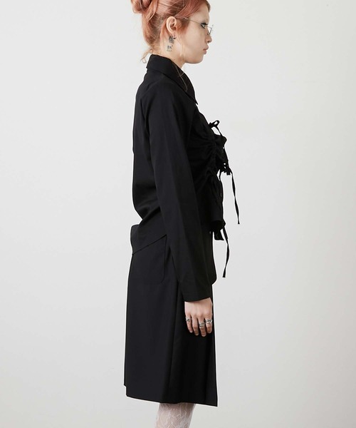 セール】【led.tokyo】RIBBON SHIRT/リボンシャツ（シャツ/ブラウス