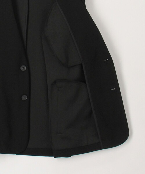 NOLLEY'S LIGHT（ノーリーズライト）の「《ビジカジ対応》メランジカノコ ノーカラーカーディガン（Tシャツ/カットソー・メンズ・グレー/ダークネイビー/ブラック・L/M）」の8枚目の写真