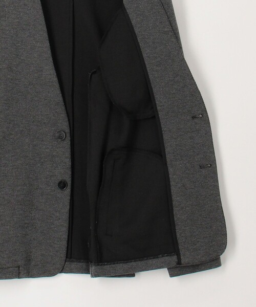 NOLLEY'S LIGHT（ノーリーズライト）の「《ビジカジ対応》メランジカノコ ノーカラーカーディガン（Tシャツ/カットソー・メンズ・グレー/ダークネイビー/ブラック・L/M）」の12枚目の写真