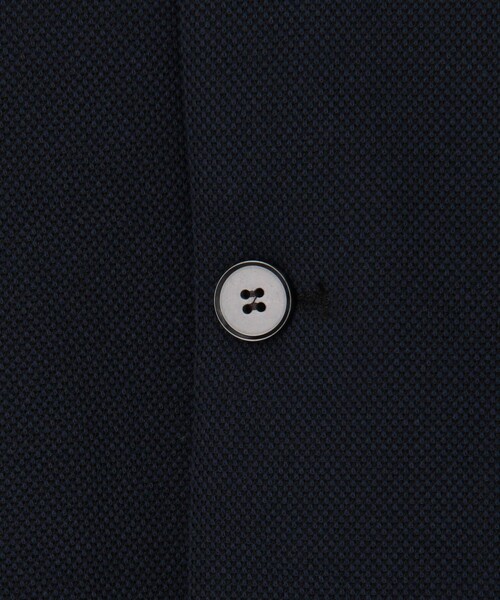 NOLLEY'S LIGHT（ノーリーズライト）の「《ビジカジ対応》メランジカノコ ノーカラーカーディガン（Tシャツ/カットソー・メンズ・グレー/ダークネイビー/ブラック・L/M）」の17枚目の写真