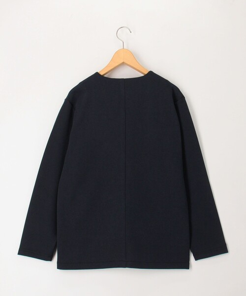 NOLLEY'S LIGHT（ノーリーズライト）の「《ビジカジ対応》メランジカノコ ノーカラーカーディガン（Tシャツ/カットソー・メンズ・グレー/ダークネイビー/ブラック・L/M）」の22枚目の写真