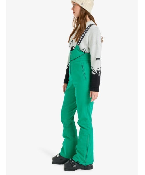 ROXY（ロキシー）の「SUMMIT BIB PT /ロキシースキニースキースノーボードビブパンツ（その他パンツ・レディース・ブラック/グリーン・SMALL/MEDIUM/LARGE）」の12枚目の写真