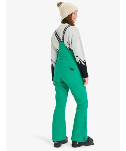 ROXY（ロキシー）の「SUMMIT BIB PT /ロキシースキニースキースノーボードビブパンツ（その他パンツ・レディース・ブラック/グリーン・SMALL/MEDIUM/LARGE）」の14枚目の写真