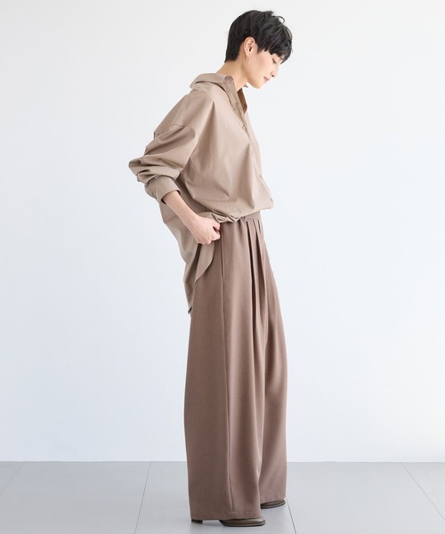 BARNYARDSTORM（バンヤードストーム）の「BARNYARDSTORM / タタックツイルパンツ（スラックス・レディース・モカ/チャコール/ブラック・S/M）」の19枚目の写真