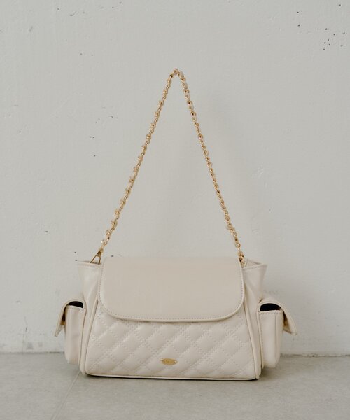 Chico(チコ)の「3wayサイドポケットキルティングバッグ(ボストンバッグ・レディース・ピンク/ブラック/アイボリー/ブラウン系その他3・FREE)」の1枚目の写真