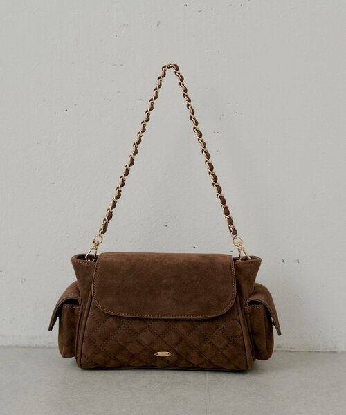 Chico(チコ)の「3wayサイドポケットキルティングバッグ(ボストンバッグ・レディース・ピンク/ブラック/アイボリー/ブラウン系その他3・FREE)」の3枚目の写真