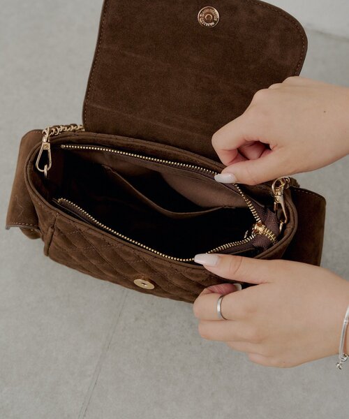 Chico(チコ)の「3wayサイドポケットキルティングバッグ(ボストンバッグ・レディース・ピンク/ブラック/アイボリー/ブラウン系その他3・FREE)」の9枚目の写真