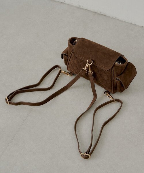 Chico(チコ)の「3wayサイドポケットキルティングバッグ(ボストンバッグ・レディース・ピンク/ブラック/アイボリー/ブラウン系その他3・FREE)」の10枚目の写真