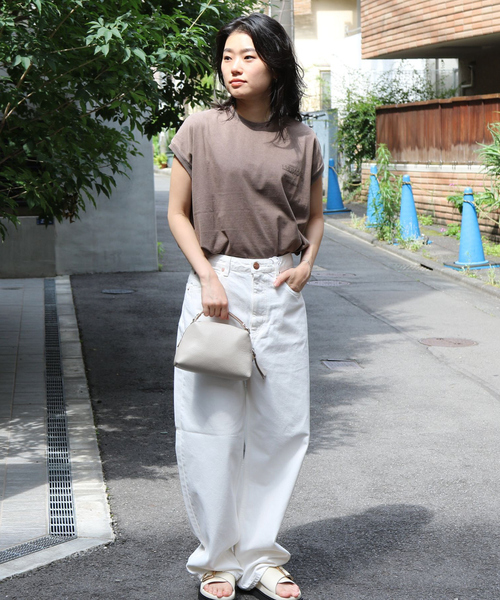 GIANNI CHIARINI(ジャンニ キアリーニ)の「【GIANNI CHIARINI/ジャンニ キアリーニ】ALIFA S アリファ レザーミニショルダーバッグ(ショルダーバッグ・レディース・グレイッシュベージュ/アイボリー/ブラック・フリー)」の6枚目の写真