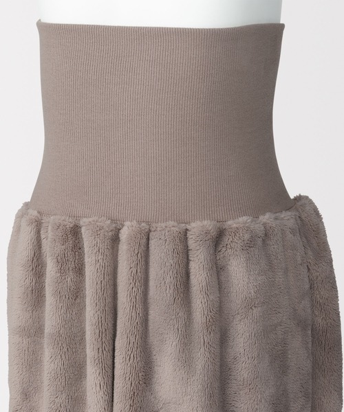 無印良品（ムジルシリョウヒン）の「キッズ　着る毛布　腹巻付き長袖パジャマ（ルームウェア/パジャマ・キッズ・ブルー系/ピンク/ブラウン系・120-130/140-150）」の8枚目の写真