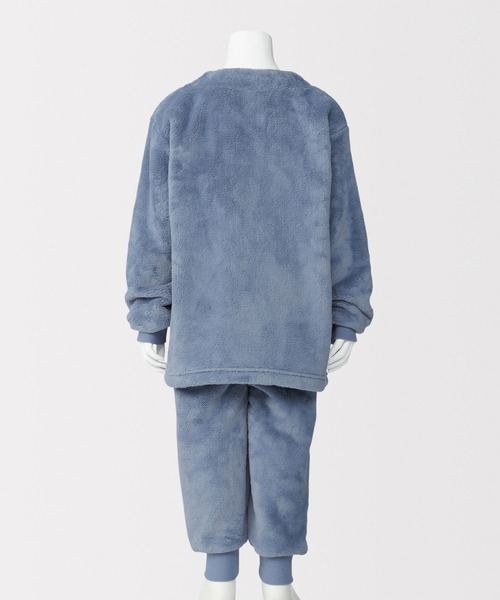 無印良品（ムジルシリョウヒン）の「キッズ　着る毛布　腹巻付き長袖パジャマ（ルームウェア/パジャマ・キッズ・ブルー系/ピンク/ブラウン系・120-130/140-150）」の16枚目の写真