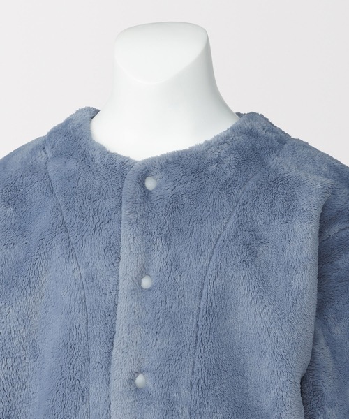 無印良品（ムジルシリョウヒン）の「キッズ　着る毛布　腹巻付き長袖パジャマ（ルームウェア/パジャマ・キッズ・ブルー系/ピンク/ブラウン系・120-130/140-150）」の17枚目の写真