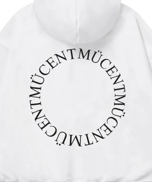 MUCENT(ムセント)の「◇MUCENT◇ブランド直輸入正規品/MUCENT アーク バック ロゴ フーディー MUCENT ARC BACK LOGO HOODIE(パーカー・レディース・ホワイト/ブラック/グレー・M/L)」の14枚目の写真