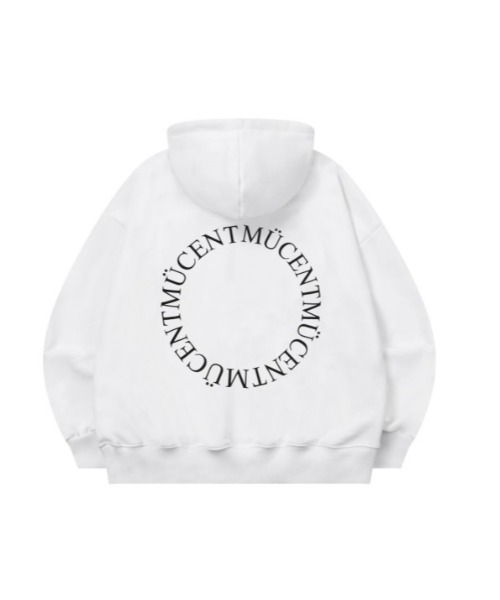MUCENT(ムセント)の「◇MUCENT◇ブランド直輸入正規品/MUCENT アーク バック ロゴ フーディー MUCENT ARC BACK LOGO HOODIE(パーカー・レディース・ホワイト/ブラック/グレー・M/L)」の12枚目の写真