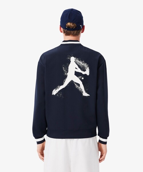 LACOSTE(ラコステ)の「撥水 『ノバク・ジョコビッチ』テクニカルボンバージャケット(ブルゾン・メンズ・ネイビー・4/3/5)」の3枚目の写真