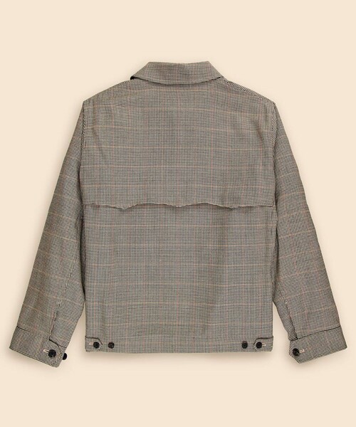 BROOKS BROTHERS(ブルックスブラザーズ)の「ウール ガンクラブチェック ジップブルゾン(ブルゾン・メンズ・ブラウン・LARGE/MEDIUM/SMALL/X-LARGE)」の2枚目の写真