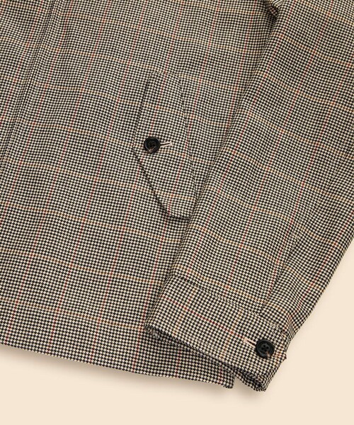 BROOKS BROTHERS(ブルックスブラザーズ)の「ウール ガンクラブチェック ジップブルゾン(ブルゾン・メンズ・ブラウン・LARGE/MEDIUM/SMALL/X-LARGE)」の3枚目の写真