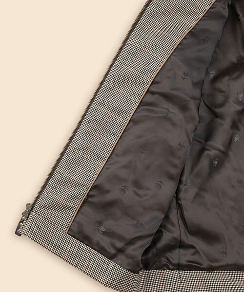 BROOKS BROTHERS(ブルックスブラザーズ)の「ウール ガンクラブチェック ジップブルゾン(ブルゾン・メンズ・ブラウン・LARGE/MEDIUM/SMALL/X-LARGE)」の5枚目の写真