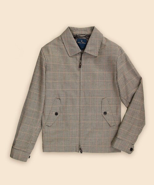 BROOKS BROTHERS(ブルックスブラザーズ)の「ウール ガンクラブチェック ジップブルゾン(ブルゾン・メンズ・ブラウン・LARGE/MEDIUM/SMALL/X-LARGE)」の7枚目の写真