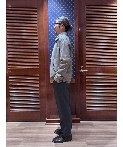 BROOKS BROTHERS(ブルックスブラザーズ)の「ウール ガンクラブチェック ジップブルゾン(ブルゾン・メンズ・ブラウン・LARGE/MEDIUM/SMALL/X-LARGE)」の9枚目の写真