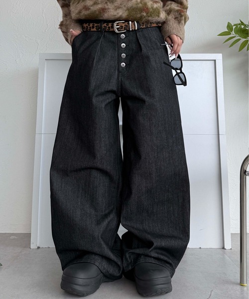 BRILL ボタンフライデニムパンツ ダークデニム ボタンフライデニムパンツ | [公式]BRILL（ブリル）通販