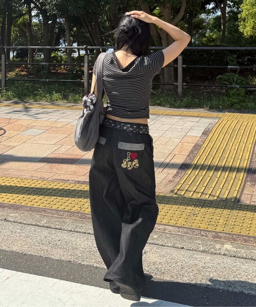 フロントタックリジットデニム（デニムパンツ）｜sedacle（セダクル