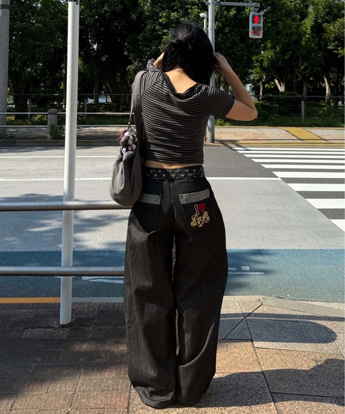 フロントタックリジットデニム（デニムパンツ）｜sedacle（セダクル