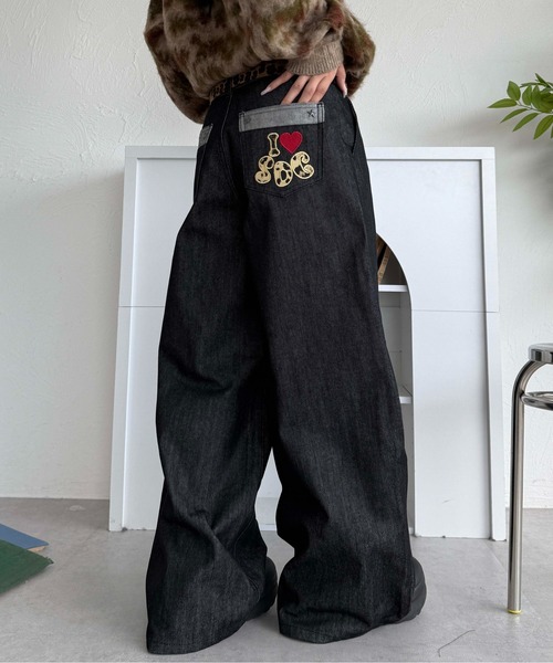 フロントタックリジットデニム（デニムパンツ）｜sedacle（セダクル