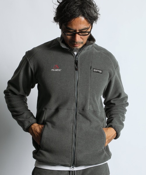 BLACK LABEL〕POLARTEC 'CLASSIC200' STAND ZIP：セットアップ ポーラ