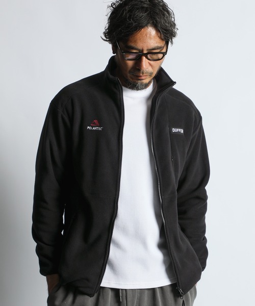 BLACK LABEL〕POLARTEC 'CLASSIC200' STAND ZIP：セットアップ ポーラ