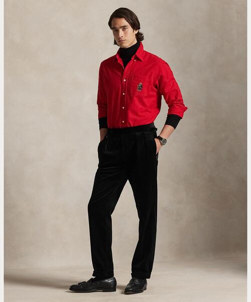 POLO RALPH LAUREN（ポロ ラルフ ローレン）の「クラシック フィット Polo ベア オックスフォード シャツ（シャツ/ブラウス・メンズ・レッド・XS/S/M/L）」の7枚目の写真