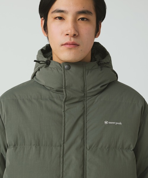 Snow Peak（スノーピーク）の「Snow Peak / Everyday Down Jacket  エブリデイ ダウンジャケット（ダウンジャケット/コート・メンズ・チャコール/ライトグリーン/ブラック・S/M/L/XL/1）」の13枚目の写真