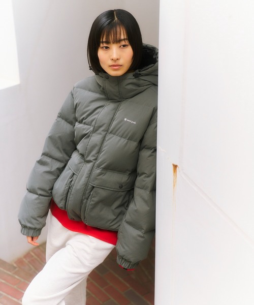 Snow Peak（スノーピーク）の「Snow Peak / Everyday Down Jacket  エブリデイ ダウンジャケット（ダウンジャケット/コート・メンズ・チャコール/ライトグリーン/ブラック・S/M/L/XL/1）」の13枚目の写真