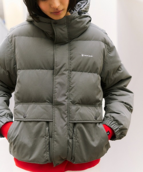 Snow Peak（スノーピーク）の「Snow Peak / Everyday Down Jacket  エブリデイ ダウンジャケット（ダウンジャケット/コート・メンズ・チャコール/ライトグリーン/ブラック・S/M/L/XL/1）」の17枚目の写真