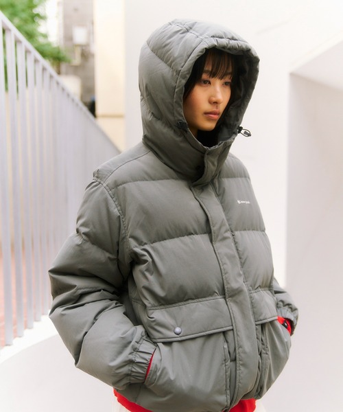 Snow Peak（スノーピーク）の「Snow Peak / Everyday Down Jacket  エブリデイ ダウンジャケット（ダウンジャケット/コート・メンズ・チャコール/ライトグリーン/ブラック・S/M/L/XL/1）」の14枚目の写真