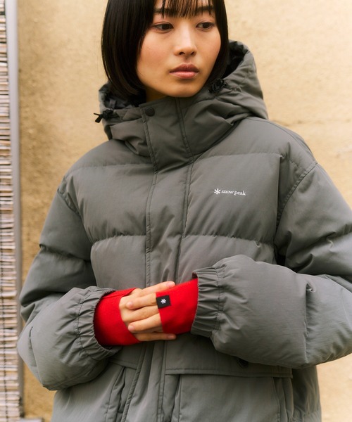 Snow Peak（スノーピーク）の「Snow Peak / Everyday Down Jacket  エブリデイ ダウンジャケット（ダウンジャケット/コート・メンズ・チャコール/ライトグリーン/ブラック・S/M/L/XL/1）」の10枚目の写真