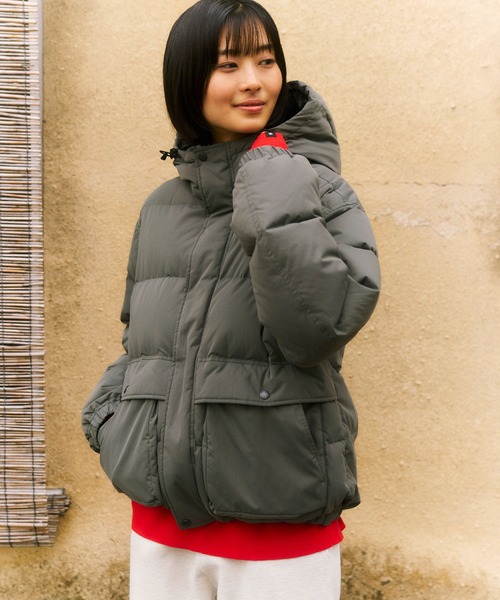 Snow Peak（スノーピーク）の「Snow Peak / Everyday Down Jacket  エブリデイ ダウンジャケット（ダウンジャケット/コート・メンズ・チャコール/ライトグリーン/ブラック・S/M/L/XL/1）」の7枚目の写真
