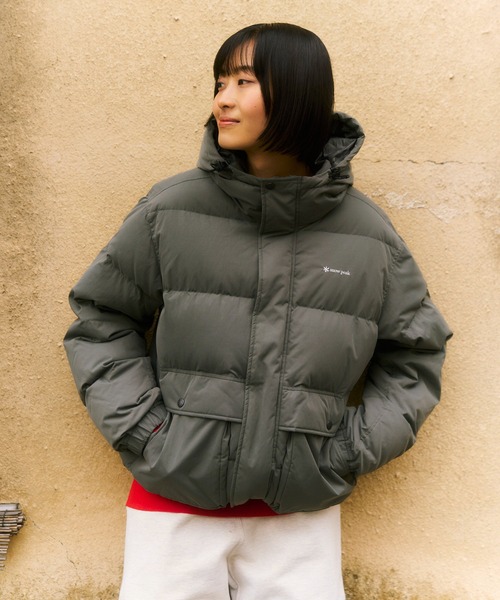 Snow Peak（スノーピーク）の「Snow Peak / Everyday Down Jacket  エブリデイ ダウンジャケット（ダウンジャケット/コート・メンズ・チャコール/ライトグリーン/ブラック・S/M/L/XL/1）」の8枚目の写真
