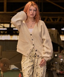 アクレント ホワイト ニットセーター Fサイズ Eco Wool-Blend Grayson Sweater | GUESS Factory