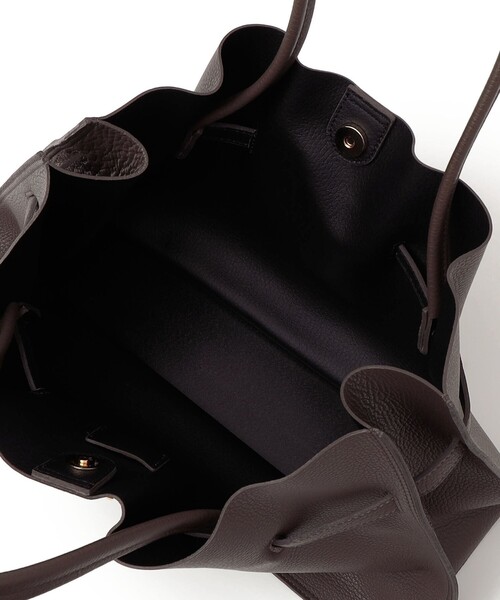 VIOLAd'ORO(ヴィオラドーロ)の「VIOLAd’ORO:W フェイス トート(L)(トートバッグ・レディース・ブラック/ブラウン系その他/ベージュ・ONE SIZE)」の6枚目の写真