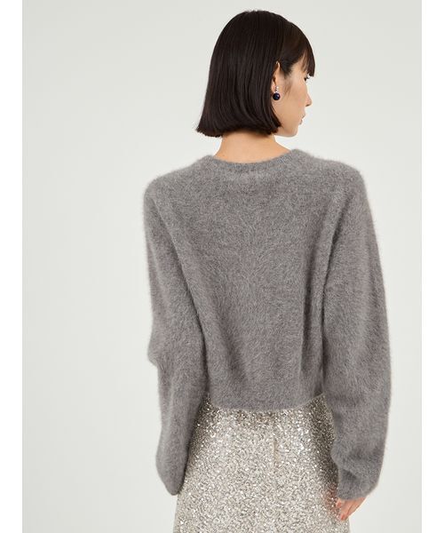 emmi（エミ）の「フォックスカシミヤニットカーディガン（カーディガン/ボレロ・レディース・レッド/グレー/ブルー・F）」の5枚目の写真