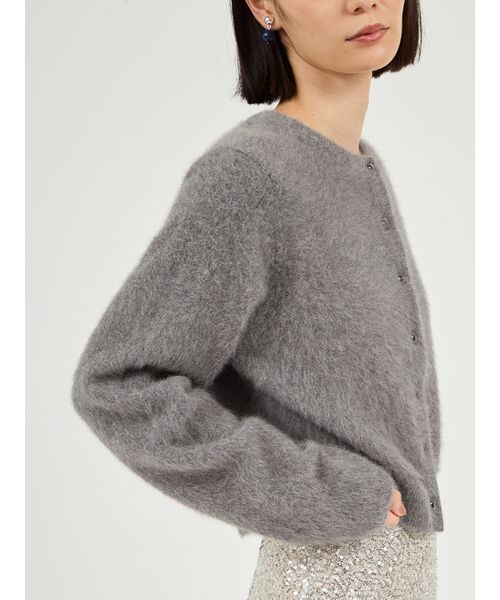 emmi（エミ）の「フォックスカシミヤニットカーディガン（カーディガン/ボレロ・レディース・レッド/グレー/ブルー・F）」の10枚目の写真