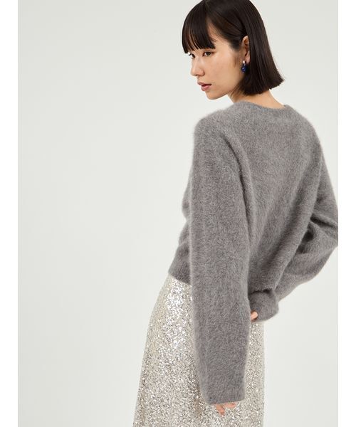 emmi（エミ）の「フォックスカシミヤニットカーディガン（カーディガン/ボレロ・レディース・レッド/グレー/ブルー・F）」の11枚目の写真