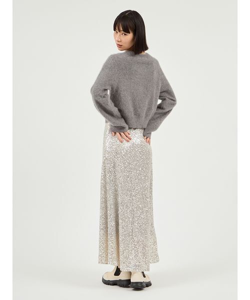 emmi（エミ）の「フォックスカシミヤニットカーディガン（カーディガン/ボレロ・レディース・レッド/グレー/ブルー・F）」の15枚目の写真