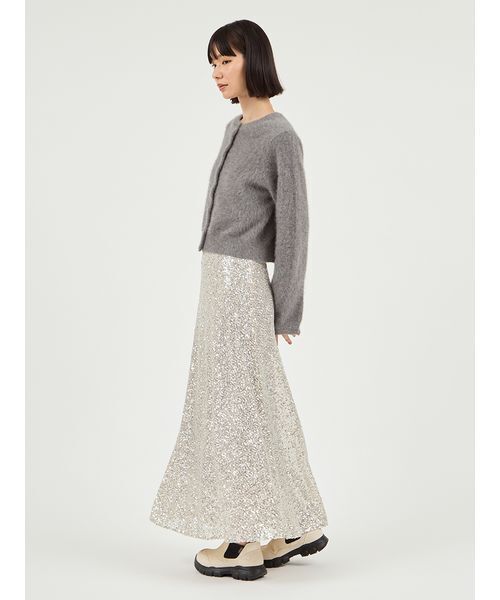 emmi（エミ）の「フォックスカシミヤニットカーディガン（カーディガン/ボレロ・レディース・レッド/グレー/ブルー・F）」の17枚目の写真