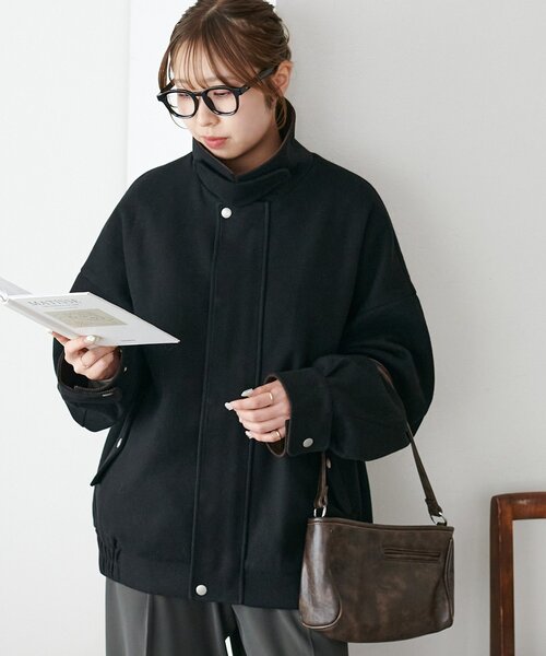 ユニセックス】中空糸衿配色ジャケット（ブルゾン）｜DISCOAT（ディス