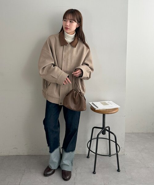 ジャケット・アウター CCC2014 CLANE(クラネ) LEATHER SWITCHING OVER JACKET - COLDBECK ONLINE