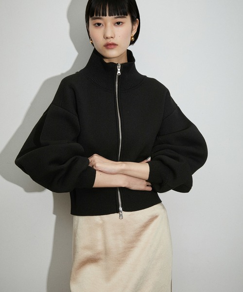 WEB限定】ショートジャカードドライバーズニット（カーディガン/ボレロ